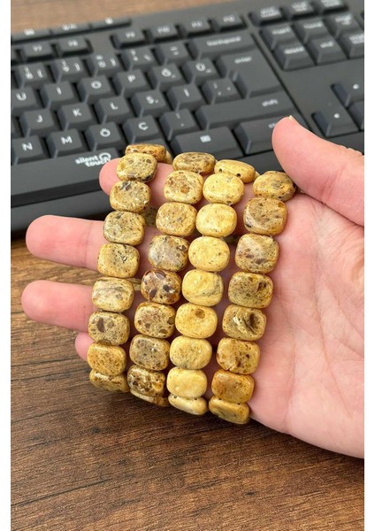 Rolex Tasarım Gerçek Kehribar Bileklik