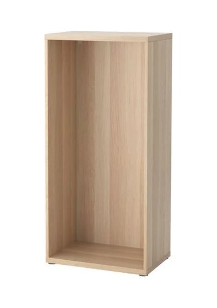 Besta Iskelet Ağartılmış Meşe Görünümlü 60 x 40 x 128 cm