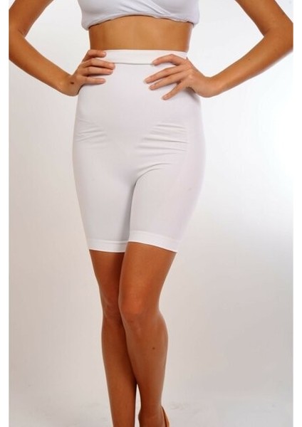 Sema Baby Silikonlu Toparlayıcı Korse - Beyaz S