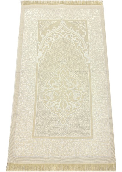 Hediyelik Şantuk Çantalı, Tesbihli, Çeyizlik Seccade Seti - Krem fırsatları