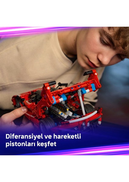 LEGO Technic Ferrari Fxx K 42212 – 10 Yaş ve Üzeri Çocuklar Için Stem'e Ilgi Uyandıran Model Araba Oyuncak Yapım Seti, Spor Araba Tutkunları Için Yaratıcı Hediye Fikri ve Eğitici Oyun (897 Parça) fiyatları