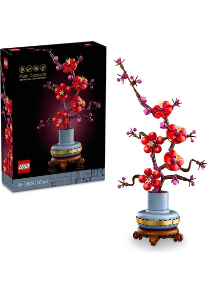 LEGO Icons Erik Çiçeği 10369 - Yetişkinler Için Bakım Gerektirmeyen Dekoratif Bitki Yapım Seti (327 Parça)