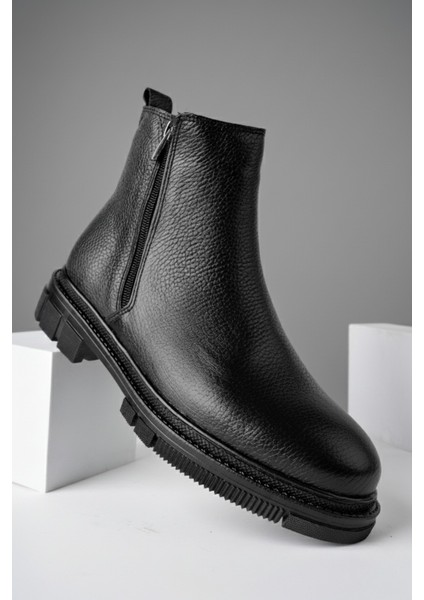 Chelsey Hakiki Deri Çift Fermuarlı Erkek Kışlık Bot fırsatları