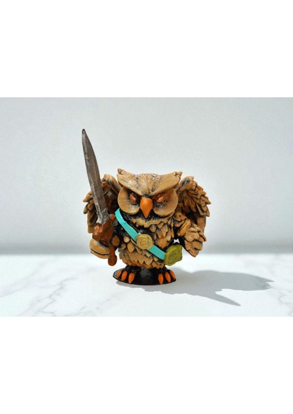 Warrior (Savaşçı) 3D Figür Baykuş - Mysterious Owls - 003 fiyatları