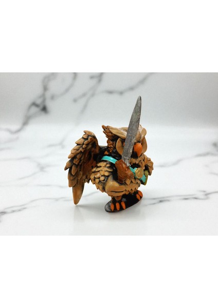 Warrior (Savaşçı) 3D Figür Baykuş - Mysterious Owls - 003 modelleri
