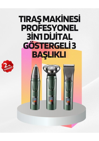Kablosuz Şarjlı Çok Amaçlı Tıraş Makinesi