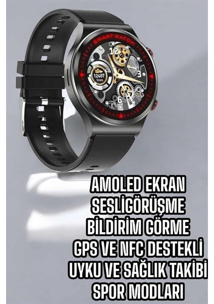 Bluetooth Bağlantılı Akıllı Saat Tüm Telefonlara Uyumlu Değiştirilebilir Kordon modelleri