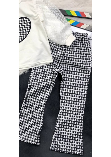 Kız Çocuk Kalp Aplike Ikili Takım - %100 Pamuklu fiyatları