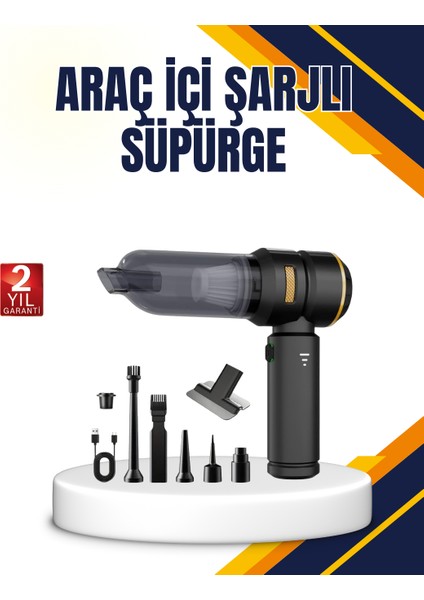 15000 Pa Emiş Gücü ve Hava Üfleme Özellikli Şarjlı Süpürge