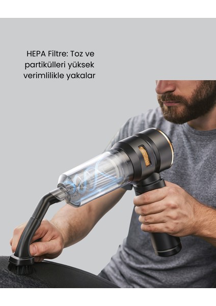 15000 Pa Emiş Gücü ve Hava Üfleme Özellikli Şarjlı Süpürge fiyatları
