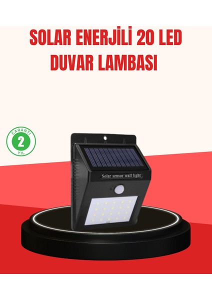 Güneş Enerjili Su Geçirmez Dış Mekan Aydınlatma