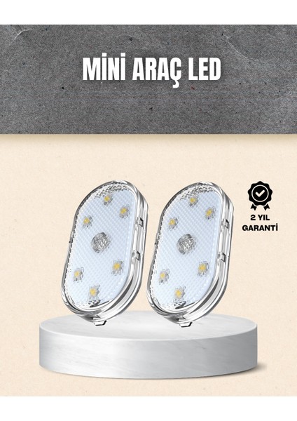Taşınabilir Manyetik Mini LED Lamba 7 Renk Seçenekli