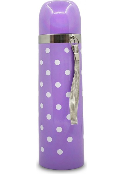 Sema Baby Puantiyeli Bebek Termosu 500 ml - Mor modelleri