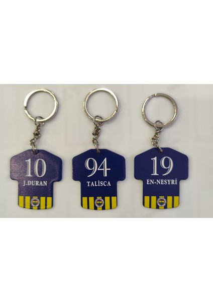 Taraftar Model Metal Anahtarlık (Toplam 3 Adet) AD55825