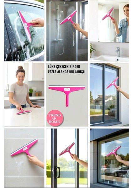 Lüks Çekecek Cam Sileceği-Aynalar,camlar,fayanslar,banyo,mutfakta,araba Vb. Alanlarda 2'li Set ( 33 ve 23 cm 2 Adet) fiyatları