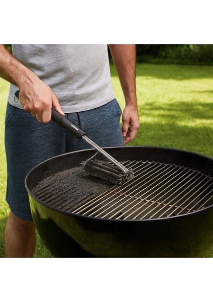 Mangal Izgara Temizleme Fırçası – Paslanmaz Çelik Telli, Uzun Saplı Grill Temizlik Aparatı Mangal Temizlik Fırçası (5047) modelleri