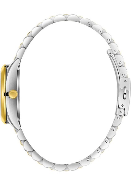 SL.09.2473.3.05 Kadın Kol Saati | Iki Renkli Çelik Şıklık ve Inci Kadran Zarafeti fırsatları