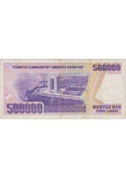 7. Emisyon 3. Tertip 500.000 Lira H71 Seri. Çok Temiz+ modelleri