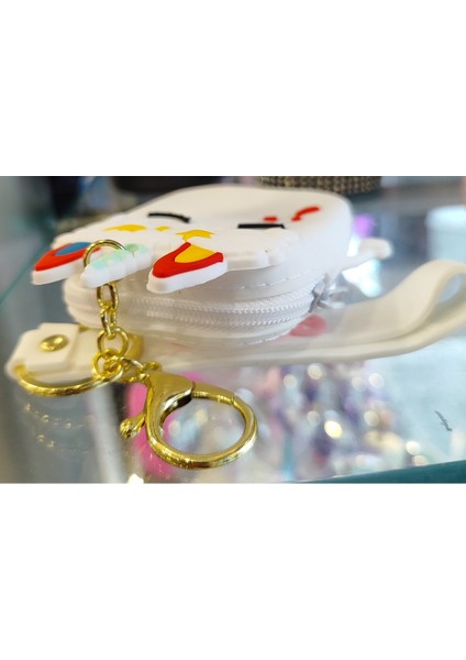 Çok Amaçlı Fermuarlı Silikon Mini Cüzdan Anahtarlık AD98100 fiyatları