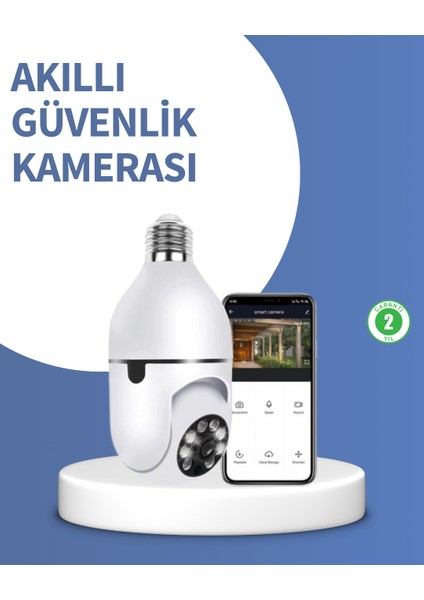 Kompakt Tasarımlı Gece Görüşlü Kablosuz Kamera