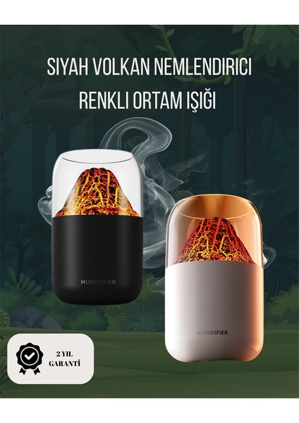Alev Efektli Ultrasonik Difüzör