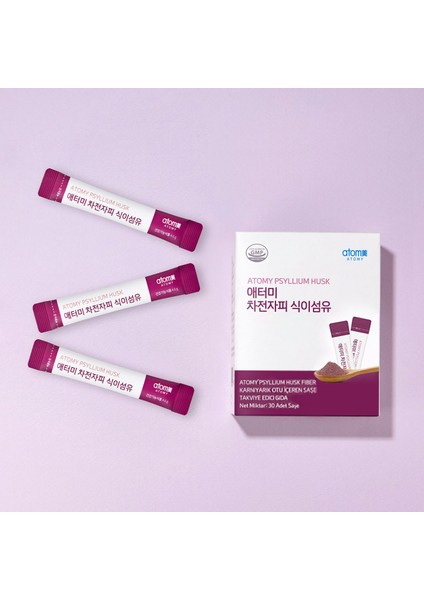 Psyllium Husk Fiber Karnıyarık Otu Içeren Saşe Takviye Edici Gıda indirimleri