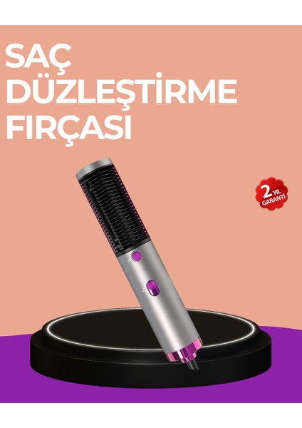 Hacim Veren ve Saç Elektriklenmesini Önleyen Sıcak Hava Fırçası