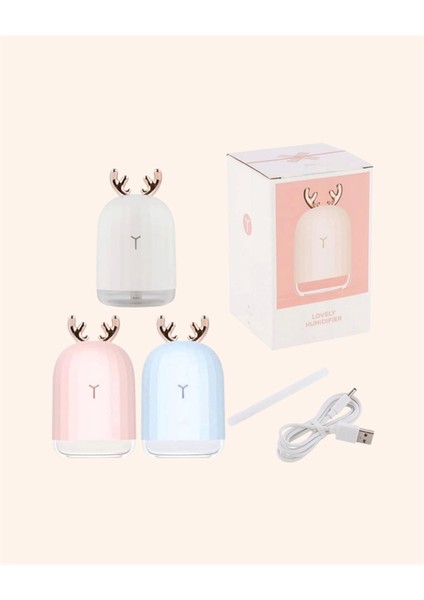 El Tipi USB Mini Soğuk Mist Nemlendirici 220 ML Tank indirimleri