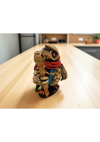 Mage (Büyücü) - 3D Figür Baykuş - Mysterious Owls - 001 modelleri