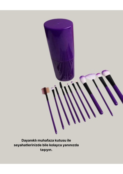 12’li Profesyonel Makyaj Fırça Seti Ultra Yumuşak Sentetik Kıllı fırsatları