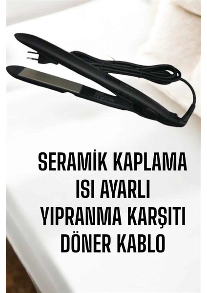 Saç Düzleştirici Yıpranma Karşıtı Keratin Bakımı Seramik Kaplama