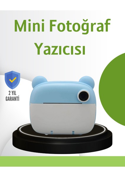 12 Özel Efektli ve Self-Timer Fonksiyonlu Baskı Kamera