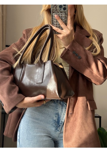 Monika Kadın Omuz Çantası Acı Kahverengi modelleri