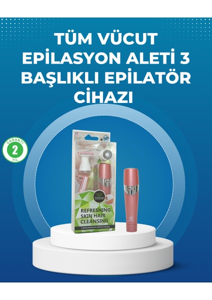 Pembe Epilasyon Cihazı – Acısız Tüy Temizliği