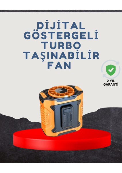 Yüksek Kapasiteli Turbo Taşınabilir Fan