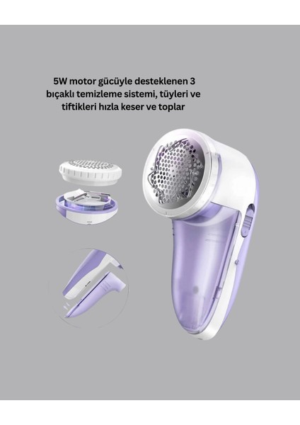Pamuk Tiftik Tüy Temizleme Makinesi 5W – 3 Bıçaklı Sistem fiyatları
