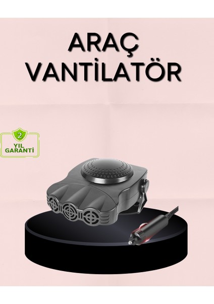 Kışın Isıtıcı Yazın Soğutucu Araç Fanı