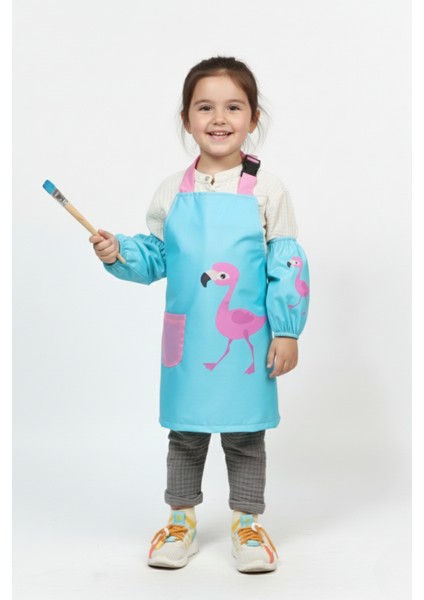 Sıvı Geçirmez Çocuk Aktivite Önlüğü ve Kollukları – 2-10 Yaş, Ayarlanabilir Boyama Önlüğü fiyatları
