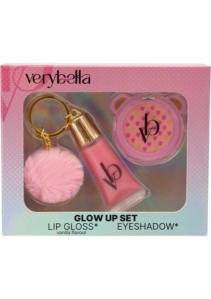 Bfs VRB27000 Very Bella - Parıltı Seti (Lip Gloss+Far+Ponpon Anahtarlık) fırsatları
