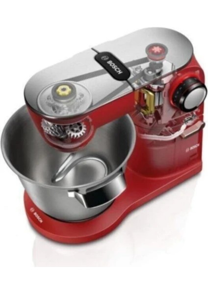 Mutfak Şefi 1600W 5,5 L Karıştırma Paslanmaz Çelik Hazne ve Metal GÖVDE,MUM9A66R00+MUTFAKTARTI Hediye fırsatları