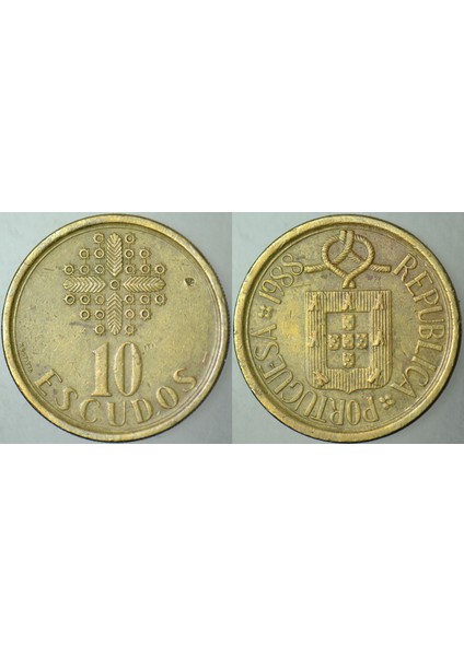 Portekiz 10 Eskudo 1988.
