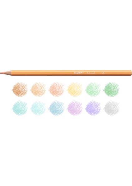 Bfs Carioca Pastel Renk Kuru Boya Kalemi 12'li fiyatları
