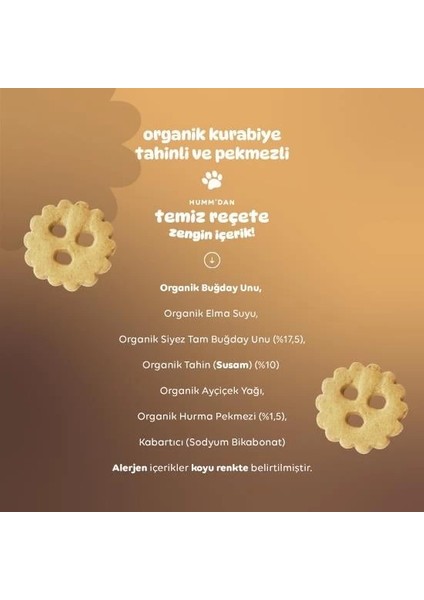 Bfs Humm Organik Tahinli ve Pekmezli Vegan Kurabiye 55 gr fırsatları