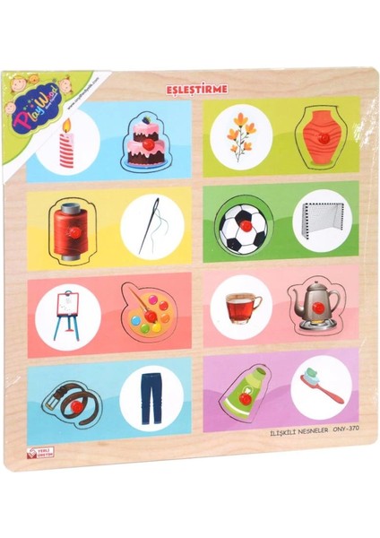 Bfs Nessiworld ONY-369-370 Ahşap Tutmalı Eşleştirme Ilişkili Nesneler -Onyıl fırsatları