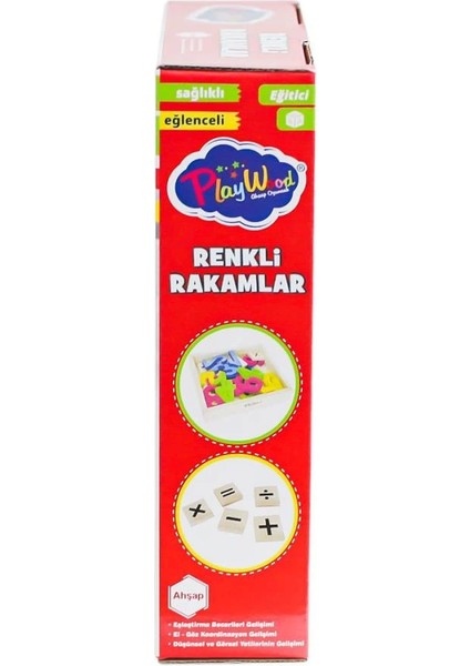 Bfs ONY-401 Ahşap Renkli Rakamlar 26 Parça -Onyıl Oyuncak fırsatları