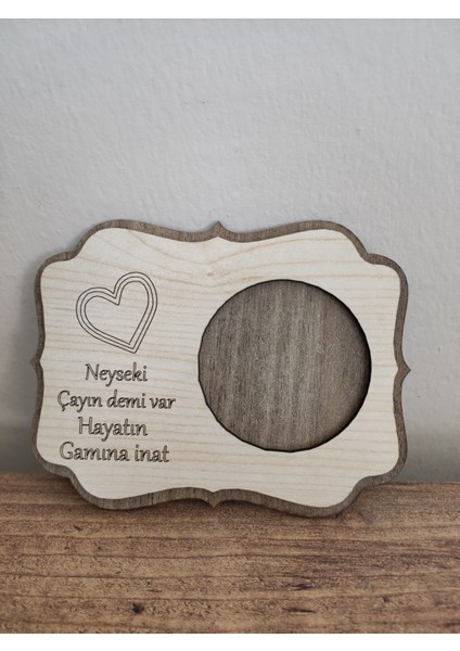 Ahşap Çay Bardağı Altlığı Kahverengi – Fincan ve Bardak Altlığı Dekoratif Sunumluk modelleri