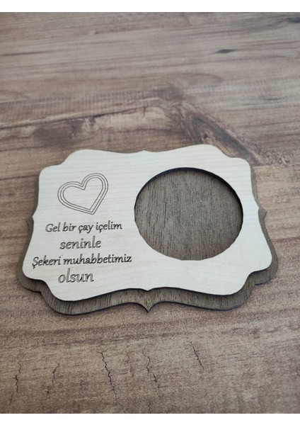 Ahşap Çay Bardağı Altlığı Kahverengi – Fincan ve Bardak Altlığı Dekoratif Sunumluk fırsatları