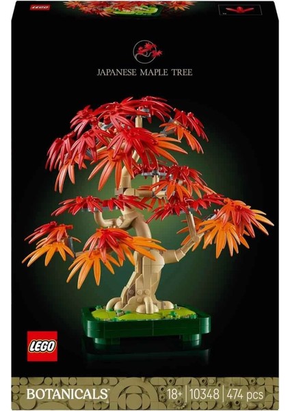 Bfs LEGO Botanicals Japon Kırmızı Akçaağaç Bonsai Ağacı 10348 modelleri