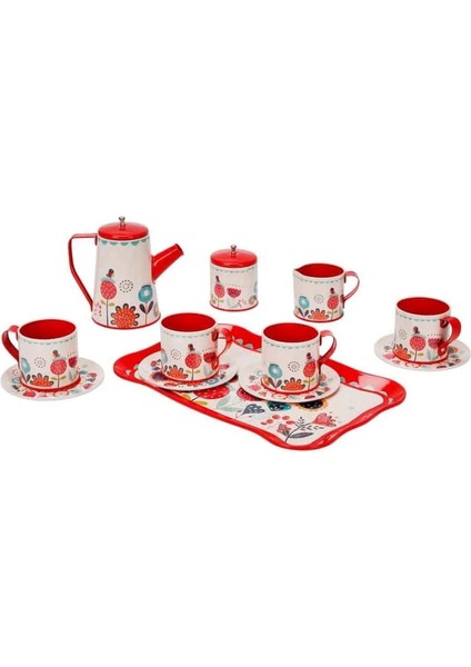 Bfs 4939 Sun-Yfn-Lch-Metal Çay Seti Çiçek Dsn 2A 12PRÇ modelleri