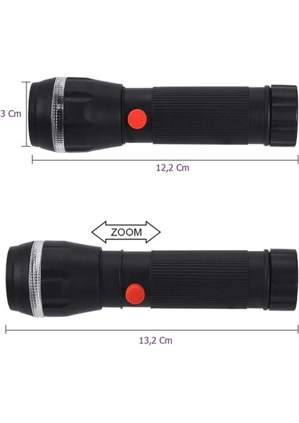 PS-7083 Plastik Zoomlu Pilli El Feneri fiyatları